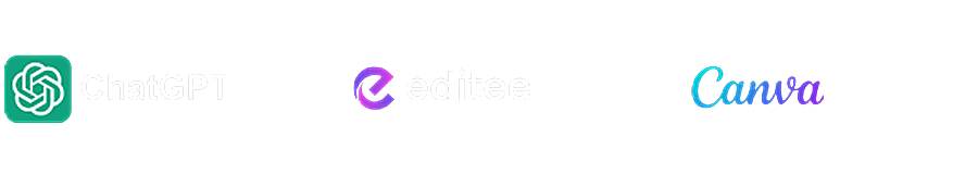 ChatGPT, editee, Canva